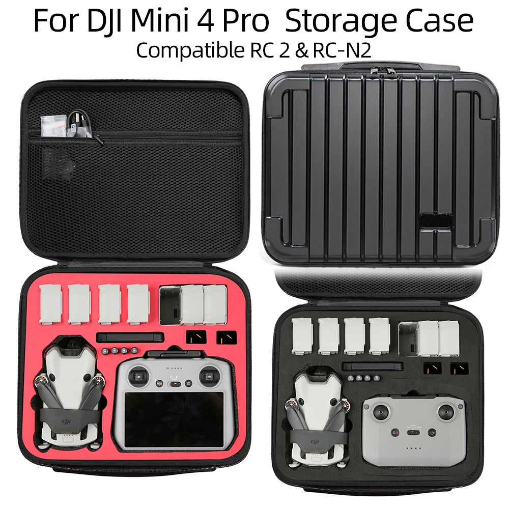 For DJI Mini 4 Pro Suitcase Dji Drone 4 Case Silver/black Accessory, RiotNook, Other, for-dji-mini-4-pro-suitcase-dji-drone-4-case-silver-black-accessory-1388766273, Drones & Accessories, RiotNook