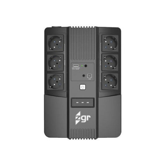 Uninterruptible Power Supply System Interactive UPS Zigor QUICK 1250 VA, Zigor, Computing, Accessories, uninterruptible-power-supply-system-interactive-ups-zigor-quick-1250-va, Brand_Zigor, category-reference-2609, category-reference-2642, category-reference-2845, category-reference-t-19685, category-reference-t-19908, category-reference-t-21341, computers / peripherals, Condition_NEW, office, Price_50 - 100, Teleworking, RiotNook