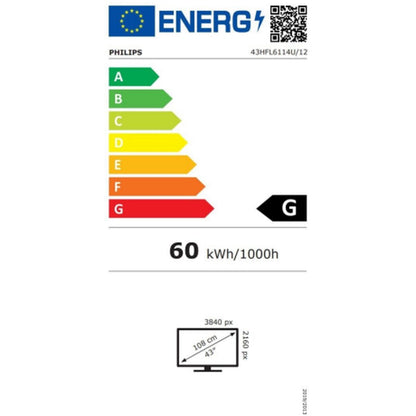 Smart TV Philips 43HFL6114U/12 4K Ultra HD 43", Philips, Electronics, TV, Video and home cinema, smart-tv-philips-43hfl6114u-12-4k-ultra-hd-43, :43 INCH or 109.2 CM, :Ultra HD, Brand_Philips, category-reference-2609, category-reference-2625, category-reference-2931, category-reference-t-18805, category-reference-t-19653, cinema and television, Condition_NEW, entertainment, Price_600 - 700, RiotNook