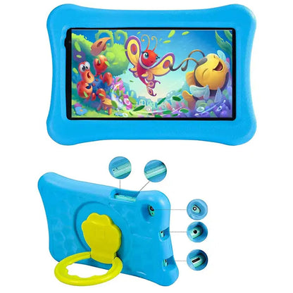 Interactive Tablet for Children K714 Blue 32 GB 2 GB RAM 7", BigBuy Tech, Toys and games, Electronic toys, interactive-tablet-for-children-k714-blue-32-gb-2-gb-ram-7, Brand_BigBuy Tech, category-reference-2609, category-reference-2617, category-reference-2626, category-reference-t-11190, category-reference-t-11203, category-reference-t-11206, category-reference-t-19663, Condition_NEW, entertainment, para los más peques, Price_100 - 200, telephones & tablets, vuelta al cole, RiotNook
