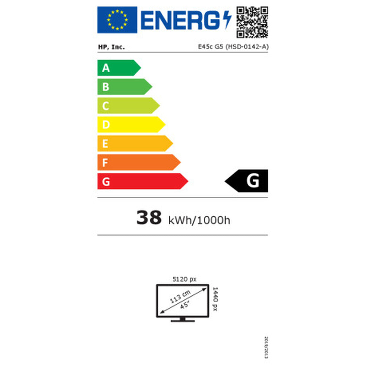 Monitor HP E45C G5 44,5" 165 Hz, HP, Computing, monitor-hp-e45c-g5-44-5-165-hz, Brand_HP, category-reference-2609, category-reference-2642, category-reference-2644, category-reference-t-19685, category-reference-t-19902, computers / peripherals, Condition_NEW, office, Price_+ 1000, Teleworking, RiotNook