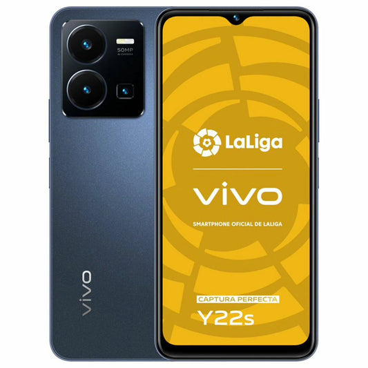 Smartphone Vivo Vivo Y22s Dark blue 6,55" 6 GB RAM 1 TB 128 GB, Vivo, Electronics, Mobile phones, smartphone-vivo-vivo-y22s-dark-blue-6-55-6-gb-ram-1-tb-128-gb, :128 GB, :RAM 6 GB, Brand_Vivo, category-reference-2609, category-reference-2617, category-reference-2618, category-reference-t-19653, category-reference-t-19894, Condition_NEW, gadget, office, Price_200 - 300, telephones & tablets, Teleworking, wifi y bluetooth, RiotNook