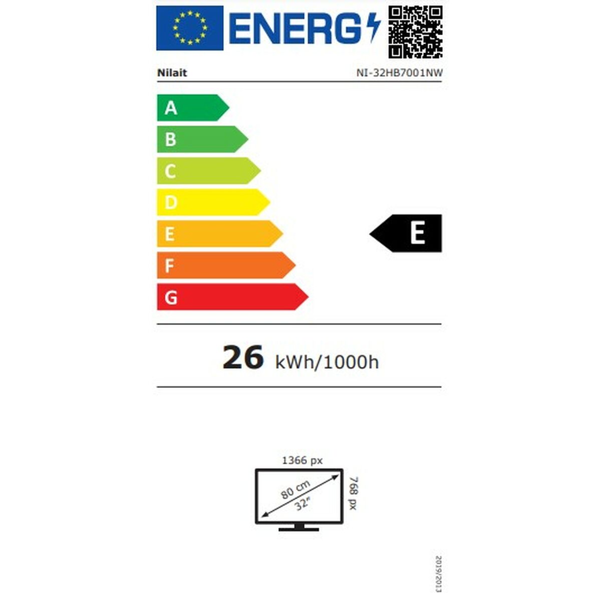 Television Nilait Prisma NI-32HB7001NW 32", Nilait, Electronics, TV, Video and home cinema, television-nilait-prisma-ni-32hb7001nw-32, :Ultra HD, Brand_Nilait, category-reference-2609, category-reference-2625, category-reference-2931, category-reference-t-18805, category-reference-t-19653, cinema and television, Condition_NEW, entertainment, Price_300 - 400, RiotNook