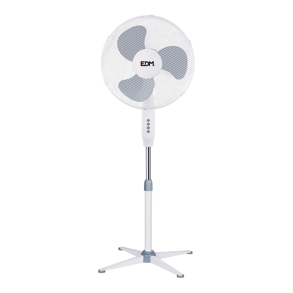 Freestanding Fan EDM White Grey 45 W, EDM, Home and cooking, Portable air conditioning, freestanding-fan-edm-white-grey-45-w, Brand_EDM, category-reference-2399, category-reference-2450, category-reference-2451, category-reference-t-19656, category-reference-t-21087, category-reference-t-25217, Condition_NEW, ferretería, Price_20 - 50, summer, RiotNook