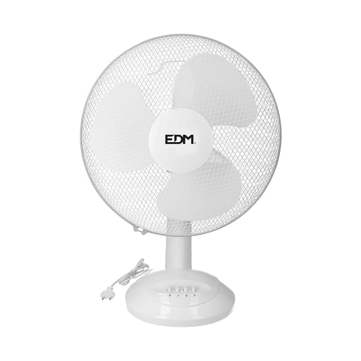 Table Fan EDM White 35 W Ø 30 x 48 cm, EDM, Home and cooking, Portable air conditioning, table-fan-edm-white-35-w-o-30-x-48-cm, Brand_EDM, category-reference-2399, category-reference-2450, category-reference-2451, category-reference-t-19656, category-reference-t-21087, category-reference-t-25217, Condition_NEW, ferretería, Price_20 - 50, summer, RiotNook