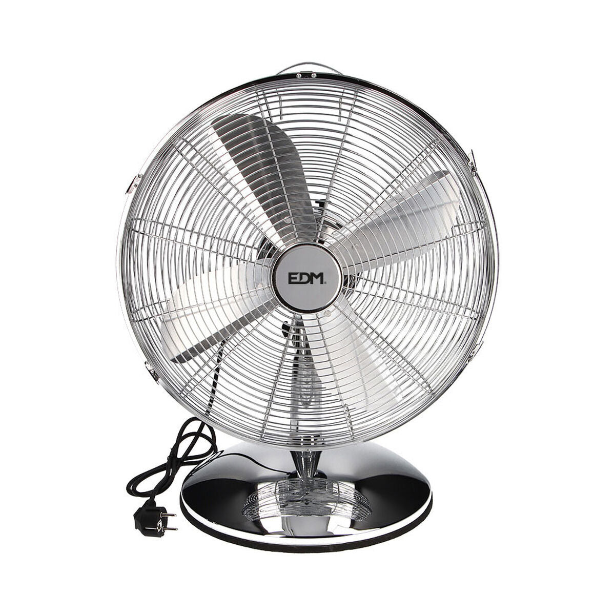 Table Fan EDM Silver 60 W Ø 40 x 55 cm, EDM, Home and cooking, Portable air conditioning, table-fan-edm-silver-60-w-o-40-x-55-cm, Brand_EDM, category-reference-2399, category-reference-2450, category-reference-2451, category-reference-t-19656, category-reference-t-21087, category-reference-t-25217, Condition_NEW, ferretería, Price_50 - 100, summer, RiotNook