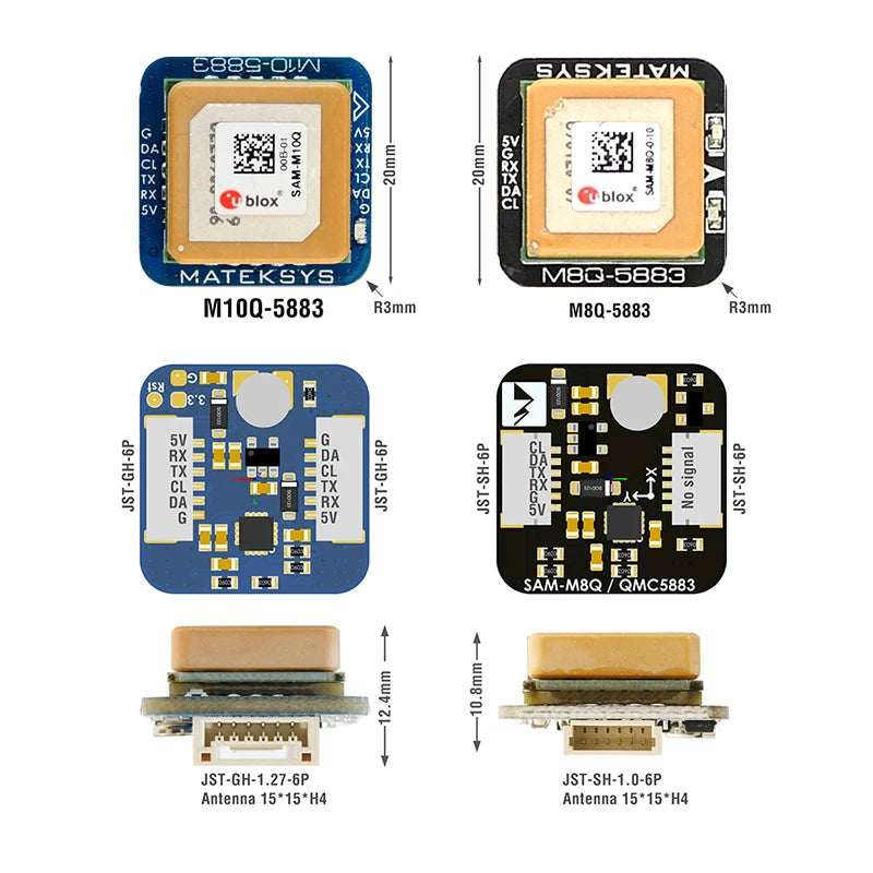 Matek Systems M10Q 5883 GPS 72 Channel SAM-M10Q & QMC5883L Digital Air, RiotNook, Other, matek-systems-m10q-5883-gps-72-channel-sam-m10q-qmc5883l-digital-air-1448784990, Drones & Accessories, RiotNook