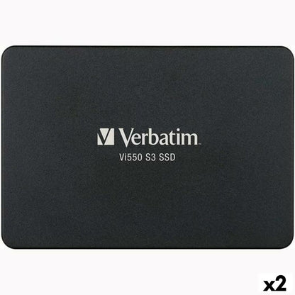 Hard Drive Verbatim VI550 S3 2,5" 256 GB, Verbatim, Computing, Data storage, hard-drive-verbatim-vi550-s3-2-5-256-gb, Brand_Verbatim, category-reference-2609, category-reference-2803, category-reference-2806, category-reference-t-19685, category-reference-t-19909, category-reference-t-21357, category-reference-t-25638, computers / components, Condition_NEW, office, Price_50 - 100, Teleworking, RiotNook