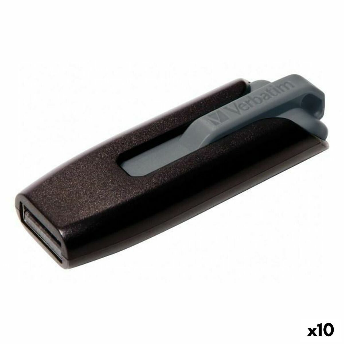 Pendrive Verbatim V3 Store 'n' Go Black 64 GB (10 Units), Verbatim, Computing, Data storage, pendrive-verbatim-v3-store-n-go-black-64-gb-10-units, Brand_Verbatim, category-reference-2609, category-reference-2803, category-reference-2817, category-reference-t-19685, category-reference-t-19909, category-reference-t-21355, category-reference-t-25636, computers / components, Condition_NEW, office, Price_50 - 100, Teleworking, RiotNook