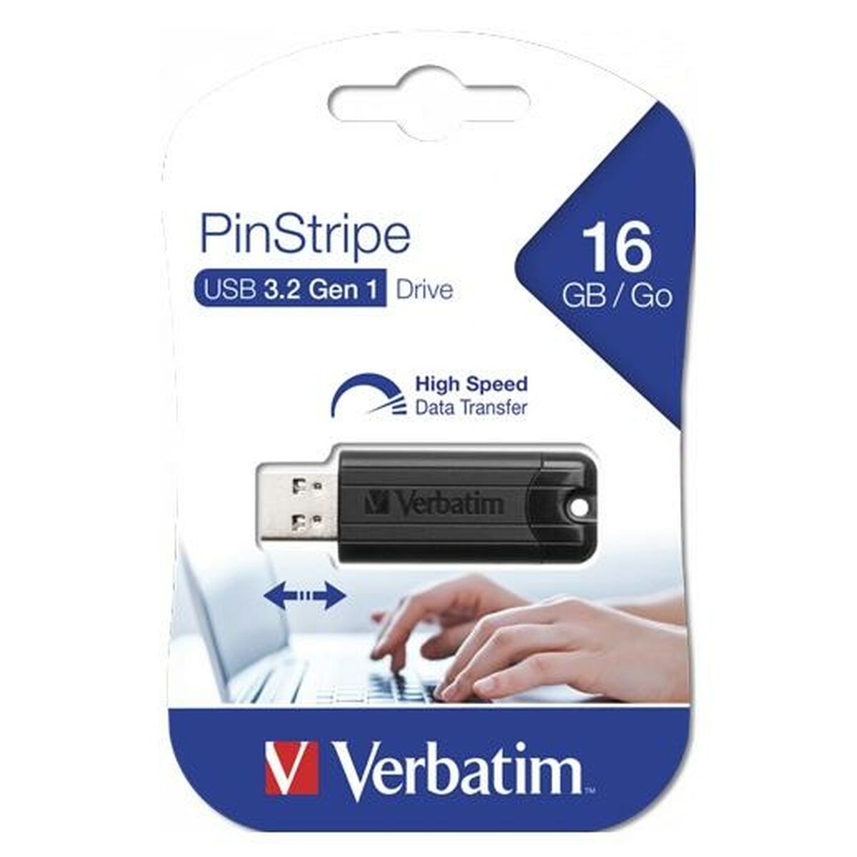 Pendrive Verbatim Pinstripe Black 16 GB (10 Units), Verbatim, Computing, Data storage, pendrive-verbatim-pinstripe-black-16-gb-10-units, Brand_Verbatim, category-reference-2609, category-reference-2803, category-reference-2817, category-reference-t-19685, category-reference-t-19909, category-reference-t-21355, category-reference-t-25636, computers / components, Condition_NEW, office, Price_50 - 100, Teleworking, RiotNook