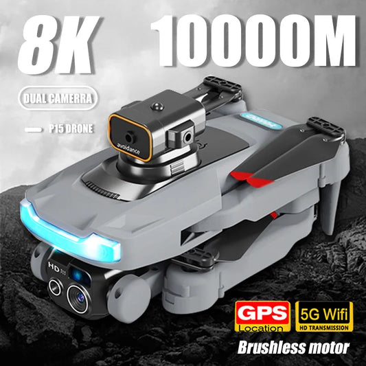 P15 Drone 5G 8K Dual Camera Professional Obstacle Avoidance GPS, RiotNook, Other, p15-drone-5g-8k-dual-camera-professional-obstacle-avoidance-gps-9797086, Drones & Accessories, RiotNook