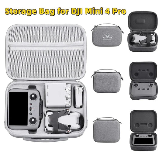 Storage Bag for DJI Mini 4 Pro RC 2 Remote Controller Body Case