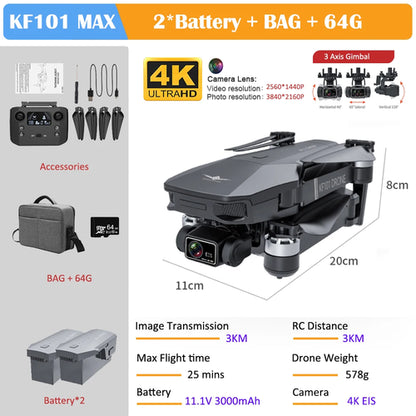 KF101 Max Drone 4K Professional 5G WIFI Dron HD EIS Camera Anti-Shake, RiotNook, Other, kf101-max-drone-4k-professional-5g-wifi-dron-hd-eis-camera-anti-shake-154568287, Drones & Accessories, RiotNook