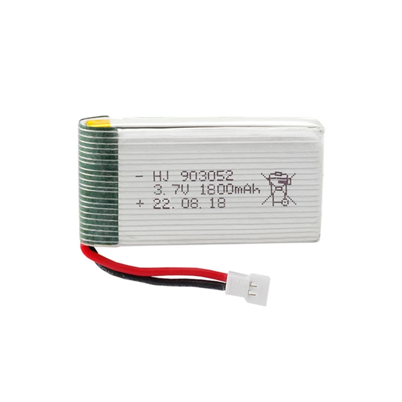 903052 3.7V 1800mAh Lipo Battery for Syma X5 X5C X5SW X5SC X5S X5SC-1, RiotNook, Other, 903052-3-7v-1800mah-lipo-battery-for-syma-x5-x5c-x5sw-x5sc-x5s-x5sc-1-488371830, Drones & Accessories, RiotNook