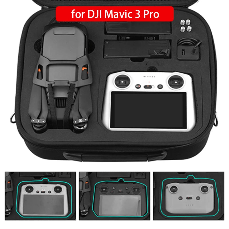 Storage Bag for DJI Mavic 3 Pro Drone Carrying Case RC-N1/RC Pro, RiotNook, Other, storage-bag-for-dji-mavic-3-pro-drone-carrying-case-rc-n1-rc-pro-1578667191, Drones & Accessories, RiotNook