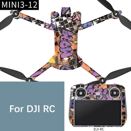 For DJI Mini 3 Drone Body Full Encirclement Stickers RC-N1/RC Remote, RiotNook, Other, for-dji-mini-3-drone-body-full-encirclement-stickers-rc-n1-rc-remote-416507996, Drones & Accessories, RiotNook