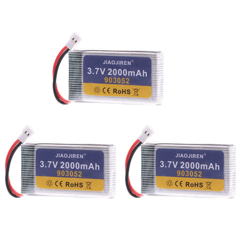 Upgraded 3.7V 2000mAh 903052 lipo Battery for KY601S SYMA X5 X5S X5C, RiotNook, Other, upgraded-3-7v-2000mah-903052-lipo-battery-for-ky601s-syma-x5-x5s-x5c-1361735804, Drones & Accessories, RiotNook