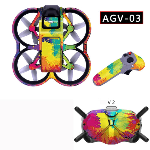 PVC Stickers for DJI Avata Drone Colorful Decals Full Body Scratch, RiotNook, Other, pvc-stickers-for-dji-avata-drone-colorful-decals-full-body-scratch-1636687539, Drones & Accessories, RiotNook