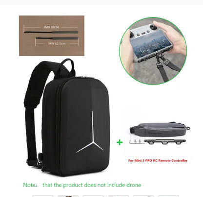 For DJI Mini 3 Pro/Mini 3 Storage Backpack Messenger Chest Bag, RiotNook, Other, for-dji-mini-3-pro-mini-3-storage-backpack-messenger-chest-bag-830860089, Drones & Accessories, RiotNook