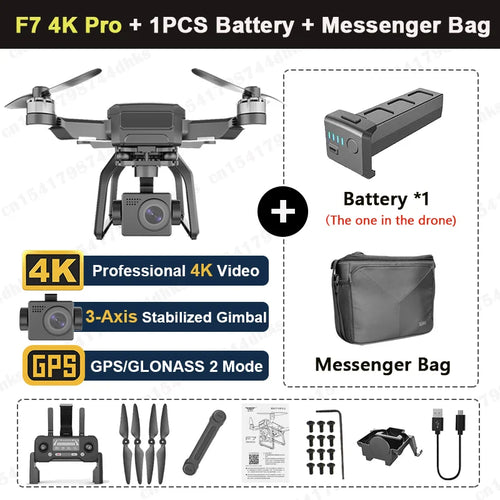 SJRC F7 4K PRO Camera Drone GPS HD 5G WiFi FPV 3KM 3 Axis Gimbal EIS, RiotNook, Other, sjrc-f7-4k-pro-camera-drone-gps-hd-5g-wifi-fpv-3km-3-axis-gimbal-eis-1509247951, Drones & Accessories, RiotNook