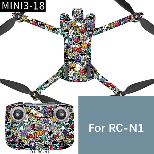 For DJI Mini 3 Drone Body Full Encirclement Stickers RC-N1/RC Remote, RiotNook, Other, for-dji-mini-3-drone-body-full-encirclement-stickers-rc-n1-rc-remote-416507996, Drones & Accessories, RiotNook