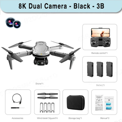 Lenovo V88 Mini Drone Original 8K HD Dual Camera 5G GPS Obstacle, RiotNook, Other, lenovo-v88-mini-drone-original-8k-hd-dual-camera-5g-gps-obstacle-625425176, Drones & Accessories, RiotNook