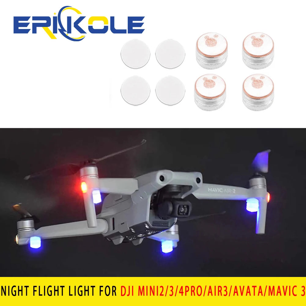 4 Pc Drone LED Night Flight Signal Lights Flashing Light, RiotNook, Other, 4-pc-drone-led-night-flight-signal-lights-flashing-light-234156735, Drones & Accessories, RiotNook