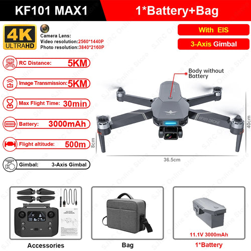 KF101 Max Drone 4K Professional 5G WIFI Dron HD EIS Camera Anti-Shake, RiotNook, Other, kf101-max-drone-4k-professional-5g-wifi-dron-hd-eis-camera-anti-shake-154568287, Drones & Accessories, RiotNook