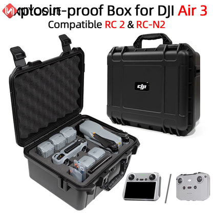 Portable Carrying Case Explosion-proof Protective Box Storage Bag For