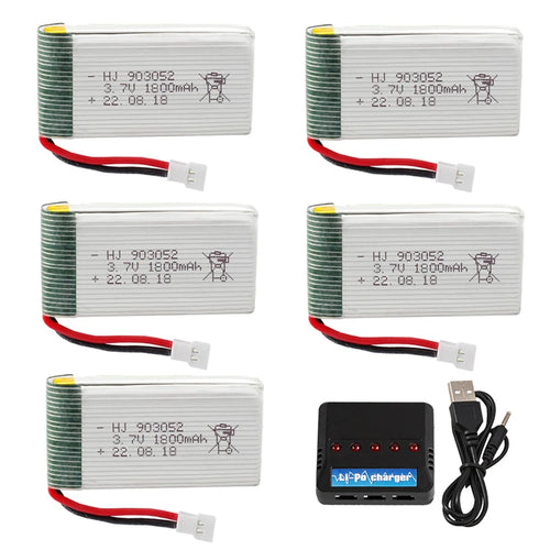 903052 3.7V 1800mAh Lipo Battery for Syma X5 X5C X5SW X5SC X5S X5SC-1, RiotNook, Other, 903052-3-7v-1800mah-lipo-battery-for-syma-x5-x5c-x5sw-x5sc-x5s-x5sc-1-488371830, Drones & Accessories, RiotNook