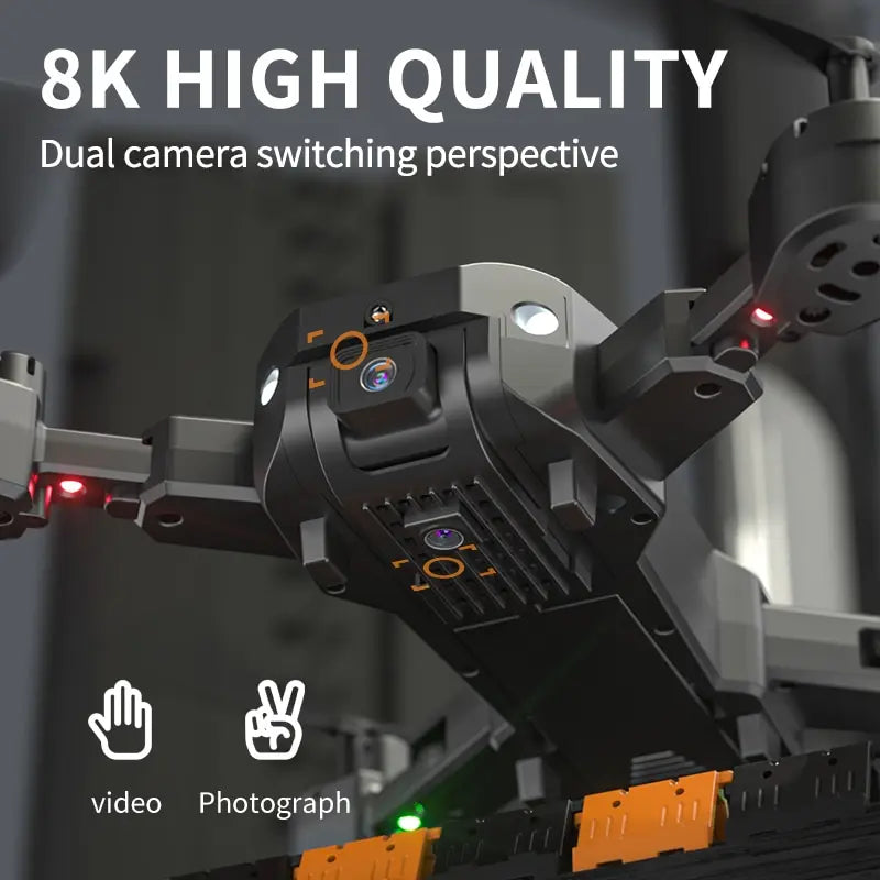 New Q6 5G WIFI 4k Drone HD Dual Camera FPV RC Drone With 1080P Folding, RiotNook, Other, new-q6-5g-wifi-4k-drone-hd-dual-camera-fpv-rc-drone-with-1080p-folding-1152234043, Drones & Accessories, RiotNook