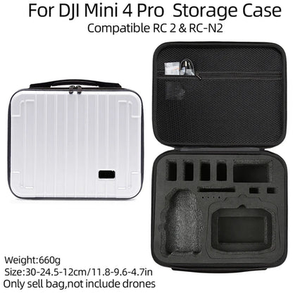 For DJI Mini 4 Pro Suitcase Dji Drone 4 Case Silver/black Accessory, RiotNook, Other, for-dji-mini-4-pro-suitcase-dji-drone-4-case-silver-black-accessory-1388766273, Drones & Accessories, RiotNook