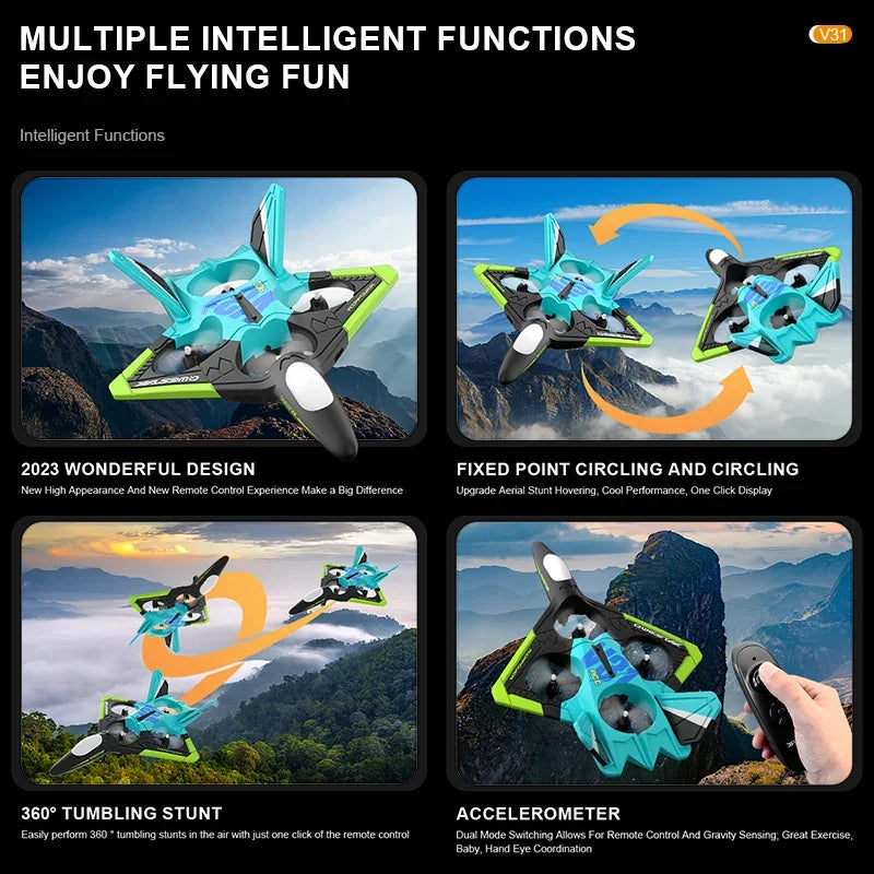 V31 Drone Fighter 4CH Remote Control Aircraft 4K Camera Aerial, RiotNook, Other, v31-drone-fighter-4ch-remote-control-aircraft-4k-camera-aerial-1097765266, Drones & Accessories, RiotNook