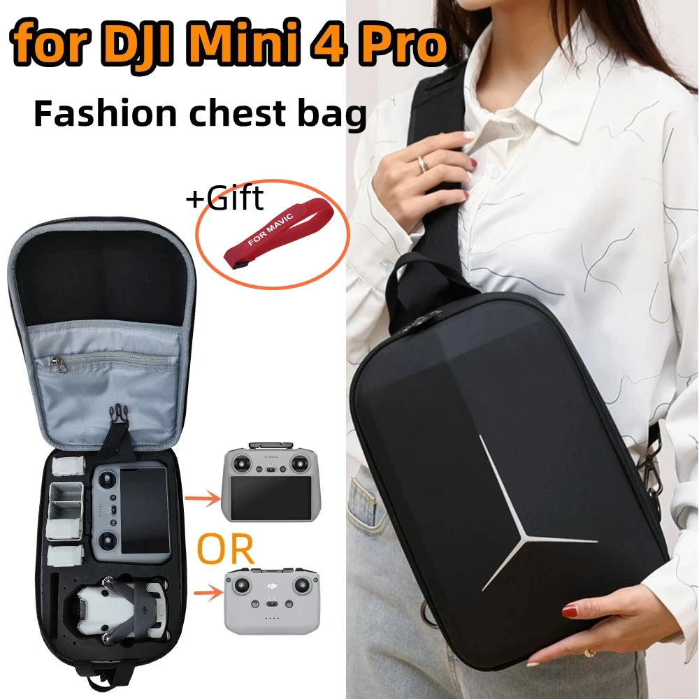 Fashion Chest Bag for DJI MINI 4 PRO Bag Drone One Shoulder Storage, RiotNook, Other, fashion-chest-bag-for-dji-mini-4-pro-bag-drone-one-shoulder-storage-900355901, Drones & Accessories, RiotNook