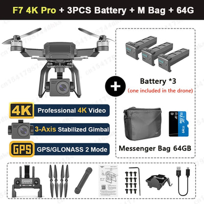 SJRC F7 4K PRO Camera Drone GPS HD 5G WiFi FPV 3KM 3 Axis Gimbal EIS, RiotNook, Other, sjrc-f7-4k-pro-camera-drone-gps-hd-5g-wifi-fpv-3km-3-axis-gimbal-eis-1509247951, Drones & Accessories, RiotNook