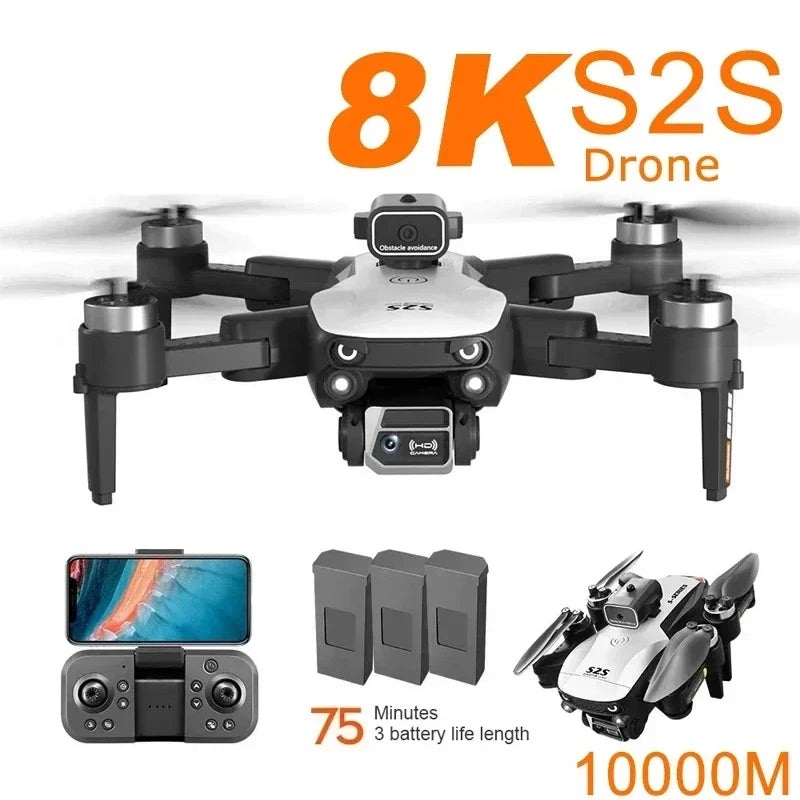 For Xiaomi S2S 8K 5G GPS Drone HD Aerial Photography Dual-Camera, RiotNook, Other, for-xiaomi-s2s-8k-5g-gps-drone-hd-aerial-photography-dual-camera-622893751, Drones & Accessories, RiotNook
