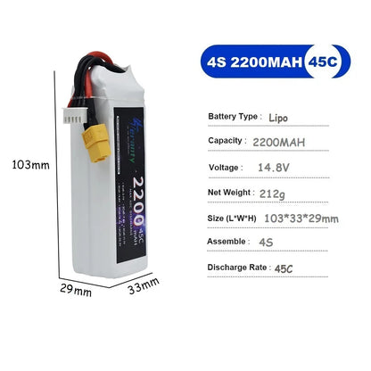 4S LiPo Battery 14.8V 1500mah 1800mAh 2200mah 2600mAh 3300mAh 3000mAh, RiotNook, Other, 4s-lipo-battery-14-8v-1500mah-1800mah-2200mah-2600mah-3300mah-3000mah-894335336, Drones & Accessories, RiotNook