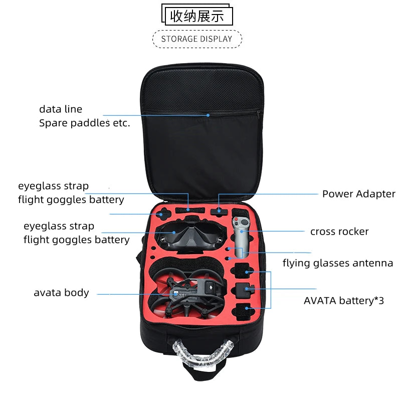 Avata Bagpack DJI Avatar Large Capacity Backpack for DJI Avatar, RiotNook, Other, avata-bagpack-dji-avatar-large-capacity-backpack-for-dji-avatar-1621798208, Drones & Accessories, RiotNook