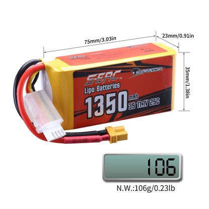 Sunpadow 3S 11.1V Lipo Battery 1100mAh 1350mAh 25C 35C JST XT30 Soft, RiotNook, Other, sunpadow-3s-11-1v-lipo-battery-1100mah-1350mah-25c-35c-jst-xt30-soft-1421809689, Drones & Accessories, RiotNook