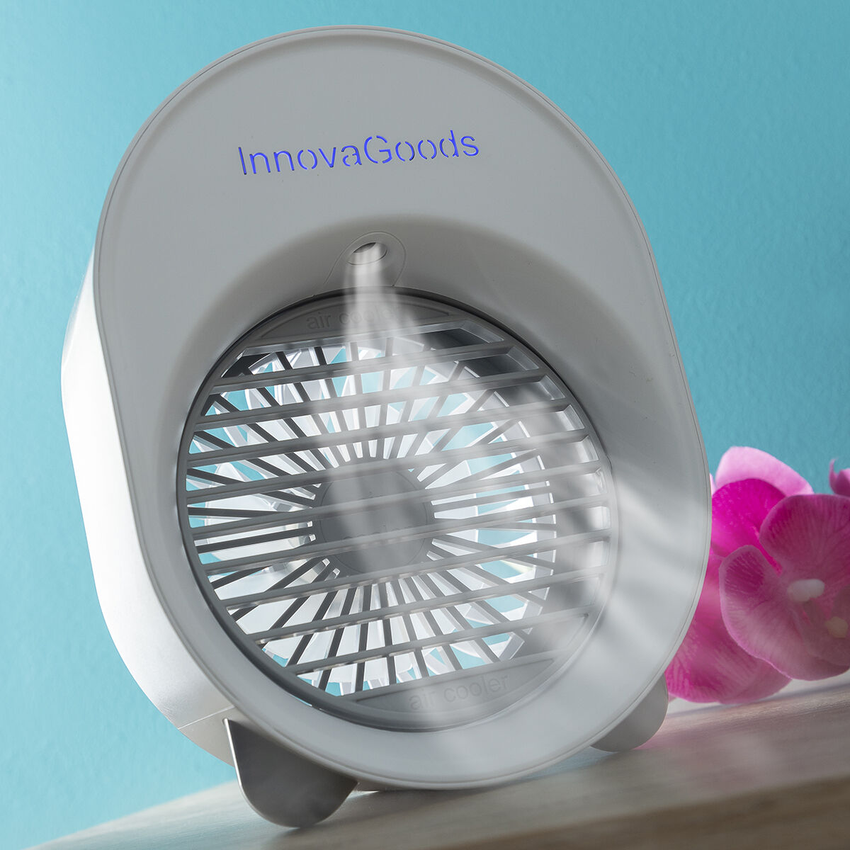 Mini Climatizador Humidificador por Ultrasonidos con LED Koolizer InnovaGoods