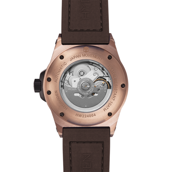 Otto Brown Rose Gold, Otto, Watches, otto-rosegold-brown-black-1681170906, category-reference-2994, Colour: Rose Gold, Material: Injected Silicone, MEN, producttabs02, shipping, Size: 40 mm, Strap: Black, Strap: Brown, VariantMatch:Otto2, RiotNook