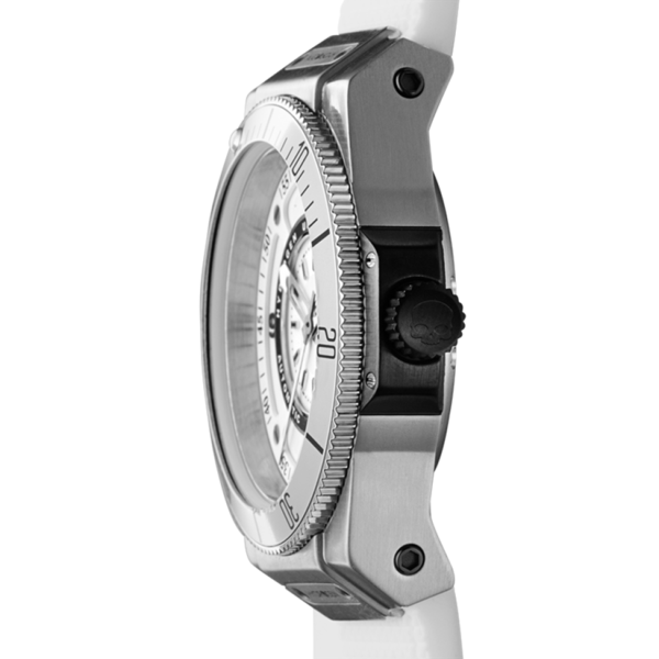 Sportivo Silver White, Otto, Watches, sportivo-silver-white-586762771, category-reference-2994, Colour: Silver, Material: Injected Silicone, MEN, producttabs02, shipping, Size: 42 mm, Strap: White, VariantMatch:Sportivo1, RiotNook