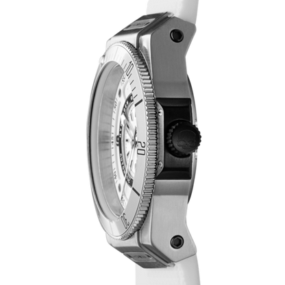 Sportivo Silver White, Otto, Watches, sportivo-silver-white-586762771, category-reference-2994, Colour: Silver, Material: Injected Silicone, MEN, producttabs02, shipping, Size: 42 mm, Strap: White, VariantMatch:Sportivo1, RiotNook