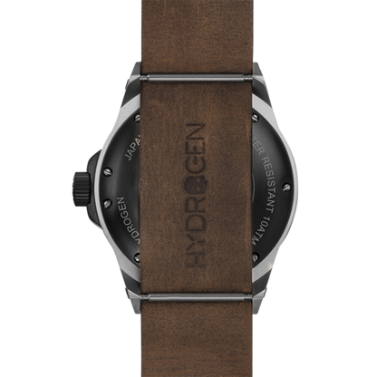 Vento Silver Black Leather, Otto, Watches, vento-silver-black-brown-927126273, category-reference-2994, Colour: Black, Colour: Silver, Material: Artisanal Leather, MEN, producttabs02, shipping, Size: 44 mm, Strap: Brown, VariantMatch:Vento4, RiotNook