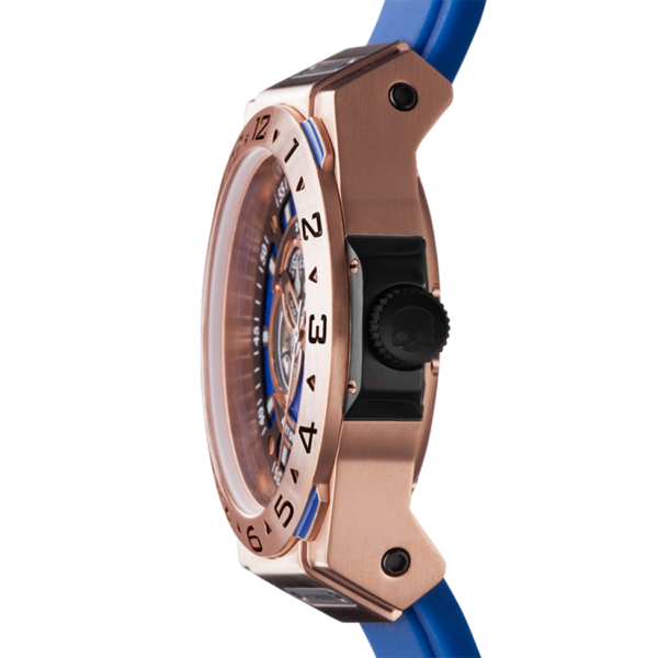 Vento Blue Rose Gold, Otto, Watches, vento-rosegold-blue-529139098, category-reference-2994, Colour: Rose Gold, Material: Injected Silicone, MEN, producttabs02, shipping, Size: 44 mm, Strap: Blue, VariantMatch:Vento2, RiotNook