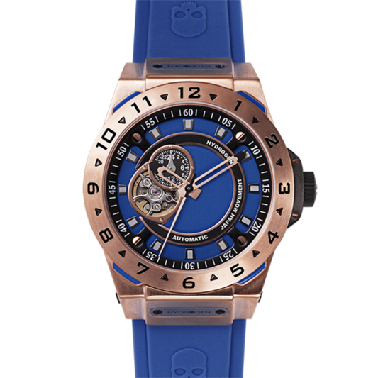 Vento Blue Rose Gold, Otto, Watches, vento-rosegold-blue-529139098, category-reference-2994, Colour: Rose Gold, Material: Injected Silicone, MEN, producttabs02, shipping, Size: 44 mm, Strap: Blue, VariantMatch:Vento2, RiotNook