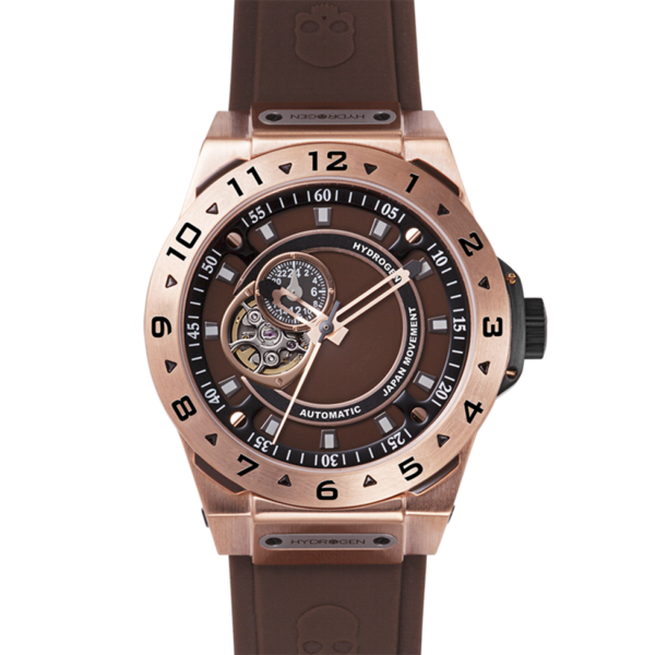 Vento Brown Rose Gold, Otto, Watches, vento-rosegold-brown-955637714, category-reference-2994, Colour: Rose Gold, Material: Injected Silicone, MEN, producttabs02, shipping, Size: 44 mm, Strap: Brown, VariantMatch:Vento2, RiotNook