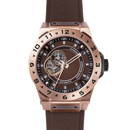 Vento Brown Rose Gold, Otto, Watches, vento-rosegold-brown-955637714, category-reference-2994, Colour: Rose Gold, Material: Injected Silicone, MEN, producttabs02, shipping, Size: 44 mm, Strap: Brown, VariantMatch:Vento2, RiotNook