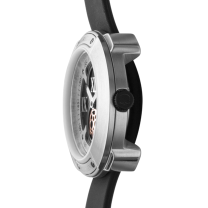 Vista Roman Silver Black, Otto, Watches, vista-silver-black-roman-85105612, category-reference-2995, Colour: Silver, Material: Injected Silicone, producttabs02, shipping, Size: 29 mm, Strap: Black, VariantMatch:Vista1, WOMEN, RiotNook