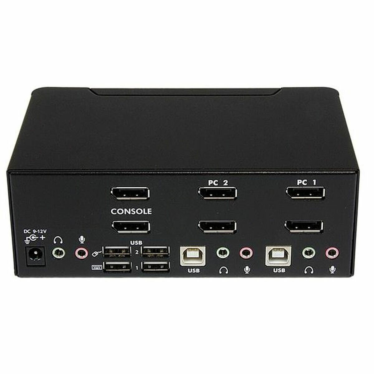 2-Port KVM Switch Startech SV231DPDDUA Black, Startech, Computing, Components, 2-port-kvm-switch-startech-sv231dpddua-black-1, :Ultra HD, Brand_Startech, category-reference-2609, category-reference-2831, category-reference-2832, Condition_NEW, networks/wiring, Price_400 - 500, Teleworking, RiotNook